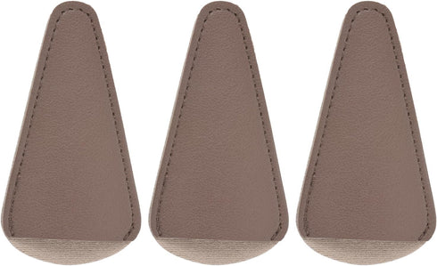 3 Pack PU Leather Scissors Sheath - Scissors Safety Sheath Bag Craft Portable Storage Holder, Apply to Embroidery Scissors (4 Inch, Dark Brown)...