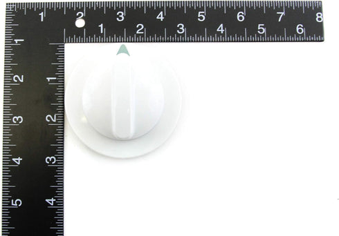 Red Hound Auto 1 White Dryer Timer Control Knob Replacement Compatible with General Electric Hotpoint RCA WE1M652