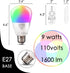 chiphy Color Changing Light Bulb with Remote, 7 Color Changing Led Light Bulb, 9W (60W Equivalent), A19 Base, 2500K-6500K, Adjustable Color Temper...
