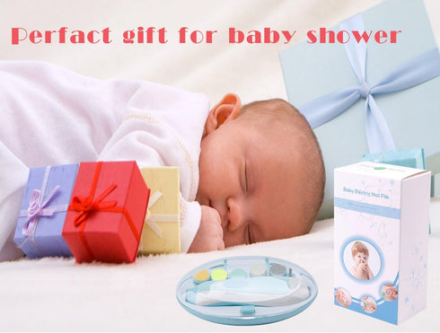 Baby Nail Trimmer Electric Nail File Baby Nail Clippers, Safe Nail Filer Grinder Kit for Newborn Infant Toddler Kids or Adults Toes Fingernails Ca...