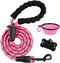BARKBAY Dog Leashes for Large Dogs Heavy Duty Dog Leash 4/5/6 FT with Comfortable Padded Handle and Highly Reflective Threads for Medium Large Dog...