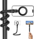 Magnetic Flexible Phone Mount Clamp Tripod Stand Stick Pole for Phones, Stroller Treadmill Tube Bike Motorcycle Phone Holder Attach Stand Accessor...