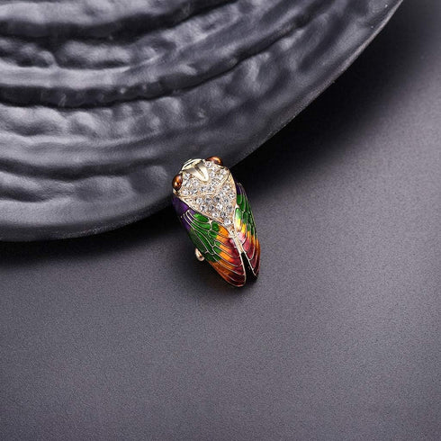 Cicada Brooch Insects Rhinestone Fashion Charms Jewelry Badge Banquet Scarf Pins...