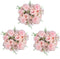 6 Pack Artificial Flowers, Fake Faux Peony Silk Hydrangea Plastic Carnations Daisy Realistic Flower Arrangements for Wedding Decoration Table Cent...