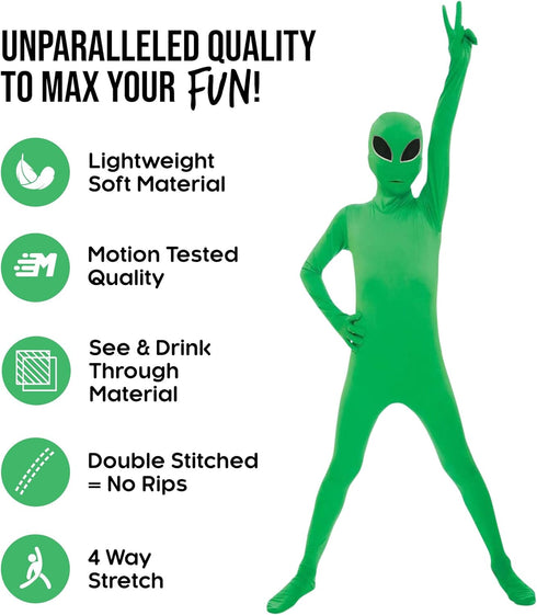 Morphsuits Alien Costume Kids, Kids Alien Costume Boys, Kids Alien Halloween Costume, Alien Costume Child, Alien Suit Kids L...