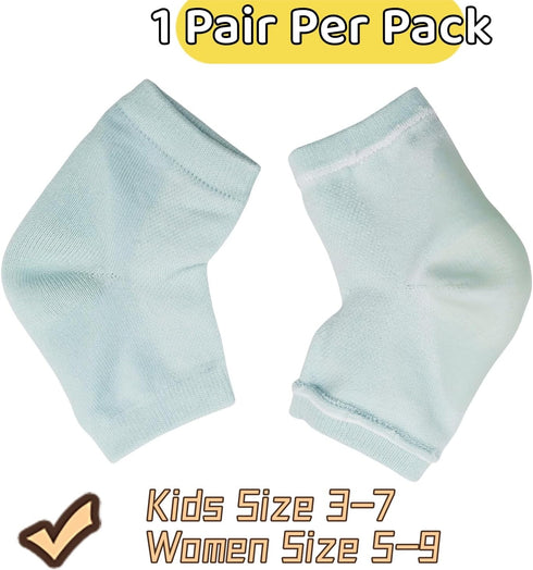 Gel Heel Strap for Kids with Heel Sensitivity from Severs Disease, Plantar Fasciitis Size Kids Size 3-7/Women Size 5-9 (1 Pair)...