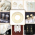 70pcs Earrings Beading Hoop for Jewelry Making, Earrings Findings Hoops Earring Circle Accessories Open Bezel Pendant Frame for DIY Craft,Earring ...