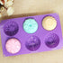 Echodo 6 Cavity Silicone Flower Soap Mold Chrysanthemum Sunflower Mixed Flower Shapes Cupcake Backing Mold for Homemade Soap, Cake, Cupcake, Bread...
