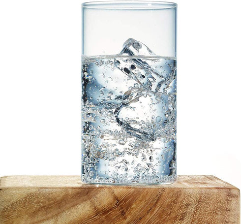 Borosil Drinking Glasses, 12 Oz, Set of 6, BPA Free, Borosilicate Drinking Glass, Clear & Lightweight Water Glass Set, Odor Resistant, Freezer & D...