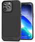 ENCASED Privacy Case Designed for iPhone 15 Pro (2023) Flexible Slim-fit Grip Cover with Anti-Spy Screen Protector, 9H Tempered Glass (Black)......