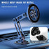 Universal 360° PRO Magnetic Suction Car Phone Holder, Alloy Folding Magnetic Cellphone Holder for Car, Hands Free Adjustable Bracket Dashboard Pho...