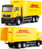 BDTCTK Compatible for DHL Container Truck Car Model Toy Cars, Zinc Alloy Die-Cast Vehicles Kid Toys for Boy Girl Gift...