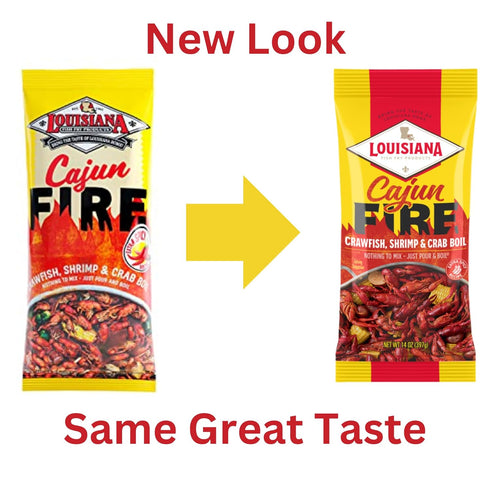Louisiana Fish Fry, Cajun Fire Boil, 14 oz (Pack of 1)...