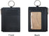 Boshiho Saffiano Leather Credit Card Holder Coin Change Purse with Key Ring Keychain - unisex...
