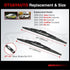 OTUAYAUTO 14" Rear Windshield Wiper Blade - Replacement for 2003-2010 Porsche Cayenne, 2008-2012 Jeep Liberty (Pack of 2)...