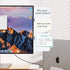 Monitor Memo Board, Magnetic Dry Erase Multifunction Whiteboard Monitor Side Panel, Desktop Memo Board with a Pen...
