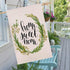 Home Sweet Home House Flag 28 x 40 Inch Vertical Double Sided Burlap Flag for Spring Summer Seasonal House Yard Decor...