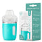 Mason Bottle Glass Baby Bottle DIY Kit – Fits 8oz Mason Jars – Includes 2X Slow Flow Nipples, Silicone Sleeve, and Cap (Ring, Lid, and Jar Not Inc...