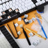 YIMAGUJRX RUNJRX Keyboard Lube Kit JRX 205G0 0.53oz/15g,Keyboard Switch Pad for PCB,Switch Film for MX Kailh Gateron Switch,Keyboard Tools with Ke...
