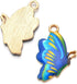 30 Pcs Mixed Color Alloy Enamel Butterfly Charms Pendant for Earrings Bracelets Necklace DIY Making Jewelry Making Accessories...
