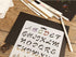 6 PCS Drawing Painting Stencils Scale Template Sets, Alphabet Letter Drawing Painting Stencils Scale Template for Scrapbooking, Card and Craft Pro...