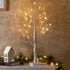 Vanthylit Lighted Tree, White Birch Tree with LED Lights, Prelit Artificial Tree with Timer, Centerpiece Tree Light for Christmas Decorations, Lig...