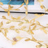 Soleebee Gold Leaves Leaf Ribbon, 11 Yards Vine Leaves Ribbon Trim Perfect Decoration for DIY Craft, Garland, Party, Wedding (Gold)...
