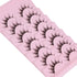Manga Lashes Natural Look False Eyelashes Anime Lashes Mink Wispy Fluffy Spiky 3D Volume Eyelashes Pack Korean Japanese Asian Cosplay Fake Eyelash...