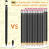 30 Pcs Inkless Pencil Everlasting Reusable Pencil with 30 Nibs Pencil with Eraser Eternal Aesthetic Inkless Pencil for Writing Drawing Home Office...