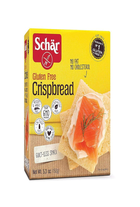 Schar - Crispbread - Certified Gluten Free - No GMO's, Lactose, Fat, Cholesterol, Wheat or Preservatives - (5.3 oz)...