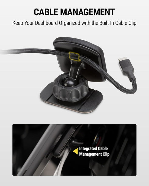 Scosche MAGDM2 MagicMount Magnetic Car Phone Mount for Dashboard, 360° Adjustable Magnet Head, Universal Cell Phone Holder for Car, Compatible wit...