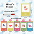 CVC Word Flash Card Games Sight Words Reading Writing Spelling FlashcCards for Kindergarten, Toddler Preschool Phonics Learning Activities, Montes...