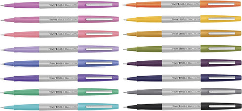 Paper Mate Flair Felt Tip Pens, Ultra Fine Point, Limited Edition Candy Pop Pack, Box of 16...