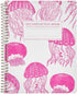 Decomposition Jellyfish College Ruled Spiral Notebook - 9.75 x 7.5 Journal with 160 Lined Pages - 100% Recycled Paper - Cute Notebooks for School ...