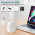 Portable Small Humidifier, USB Personal Desktop Humidifier for Car, Office Room, Bedroom, Auto Shut-Off, 2 Mist Modes, Super Quiet(220ml, White)...