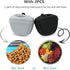 Dog Treat Pouch 2 pack, Dog Treat Training Pouch, Silicone Pet Treat Bag BPA Free/Clip/Magnetic Dog Walk (grey & black)...