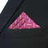 S&W SHLAX&WING Mens Pocket Square Geometric Purple Yellow XL Large...