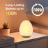 JolyWell Night Light for Kids, Baby Egg Light with 7 Colors Changing Mode & Stepless Dimming, Nursery Night Lamp BPA Free,Rechargeable Egg Night L...