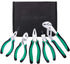 Pliers Set, 5 pc Pliers with Case, Long Nose Pliers, Tongue and Groove Pliers, Slip Joint Pliers, Diagonal Pliers, Linesman Pliers, Pliers Tools S...