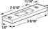 Prime-Line F 2671 2-9/16 In. White Vinyl Window Tilt Latch (Single Pack)...