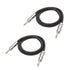 Cable Matters 2-Pack Premium Braided 12 AWG 1/4 Inch Speaker Cable 3 ft with 6.35mm TS Connector...