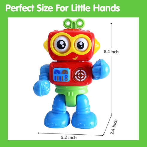 Robot Toys for 1 Year Old Boy 1st Birthday Gift One Year Old Musical Light Up Toys for Toddlers 1-3 Baby Boy Toys 12-18 Months Educational Learnin...