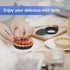 6 Pack Mini Fluted Tart Pans 4 Inch with Removable Bottom, Nonstick Quiche Pan with Silicone Basting Pastry Brushfor Baking Treats, Pie, Quiches, ...
