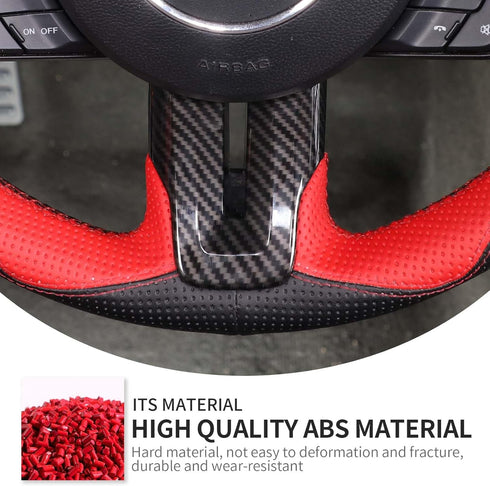 Linskip Steering Wheel Trim Compatible with Ford Mustang 2015 2016 2017 2018 2019 2020 2021 2022 2023, Mustang Steering Wheel Cover, Mustang Inter...