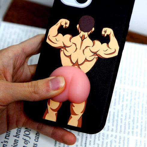 Funny Ugly Phone Case for iPhone 12 Mini Ridiculous Weird Ugliest Phone Case Crazy Peach Phone Case...