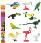 Safari Ltd. Exotic Birds TOOB - 10 Figurines: Parakeet, Quetzal, Macaw, Hummingbird, Toucan, Cockatoo, Flamingo, Snowy Owl, Parrot - Educational T...