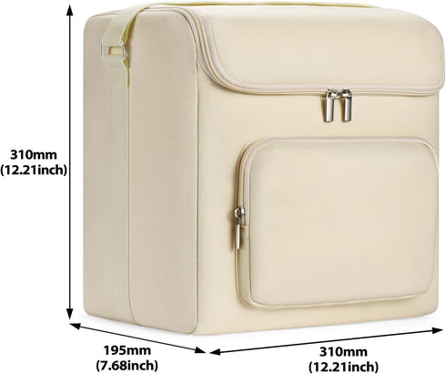 Mini Fridge Travel Case, 4L/6 Cans Portable Cover Storage Bag for Frigidaire EFMIS129 Compact Refrigerators,for AstroAI Mini Fridge,for Cooluli Mi...