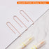 Rose Gold Paper Clips, 200 Count Large Size, 2 Inch Jumbo Paperclips, School and Office Supplies...