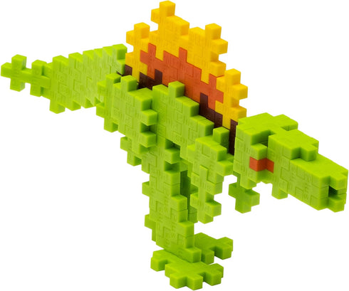 PLUS PLUS - Spinosaurus Dinosaur - 70 Piece, Construction Building STEM/STEAM Toy, Interlocking Mini Puzzle Blocks for Kids, Mini Maker Tube...