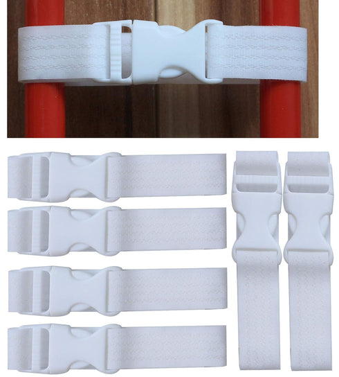 French Door Fridge Lock Multi-Functional Magic Buckle Baby Cabinet Lock forRV Cable Tie Best Gifts for Child Safety Products (White, 14)...
